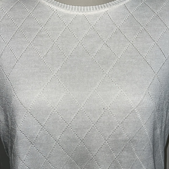 NWT Alfred Dunner Crew Neck Short Sleeve Sweater.  Extra Large Petite.   LXP - Picture 5 of 13